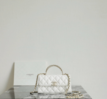 샤넬 봄여름 미니 켈리백 화이트 그레인 가죽 10x18x4.5cm 가방 34374 Chanel Bag
