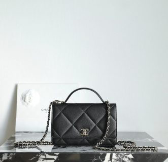 샤넬 체인백 블랙 소가죽 12x19.3x3.5cm 가방 34385 Chanel Bag