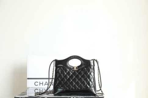 샤넬 미니 가방 블랙 램스킨 C-531 22x24.5x5cm 34441 Chanel Bag