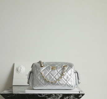 샤넬 볼링백 카프스킨 소가죽 15.5x25x11.5cm 가방 34447 Chanel Bag