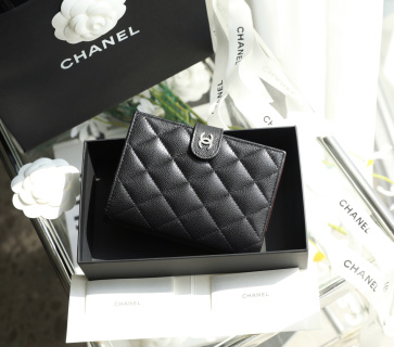샤넬 가방 블랙 실버 카프스킨 소가죽 C-55 14x10.5x2cm 34463 Chanel Bag