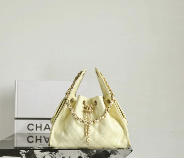 샤넬 25B 스몰 가방 옐로우 소가죽 C-581 30x26x14cm 34474 Chanel Bag