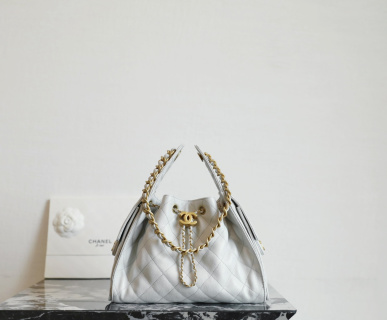 샤넬 25B 스몰 가방 라이트 그레이 소가죽 30x26x14cm 34480 Chanel Bag