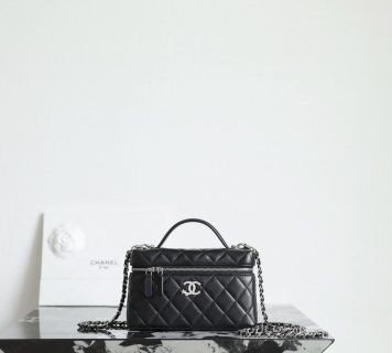 샤넬 25B 박스백 블랙 소가죽 17x19.5x5cm 가방 34496 Chanel Bag