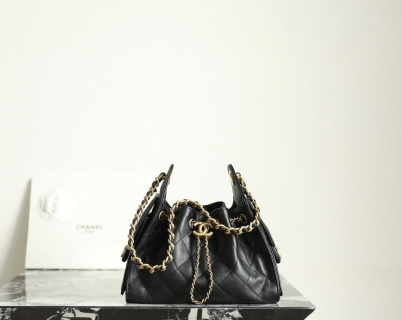 샤넬 26C 미니 숄더백 블랙 골드 소가죽 그레인 가죽 20x22x12.5cm 가방 34536 Chanel Bag
