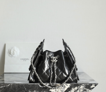 샤넬 26P 미니 숄더백 블랙 글로시 카프스킨 카프스킨 20x22x12.5cm 가방 34579 Chanel Bag