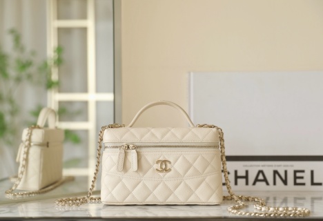 샤넬 25C 롱 박스백 화이트 17x19.5x5cm 가방 34580 Chanel Bag