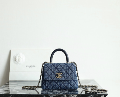 샤넬 26P 미니 코코핸들 데님 11.5x14.5x5.5cm 가방 34581 Chanel Bag