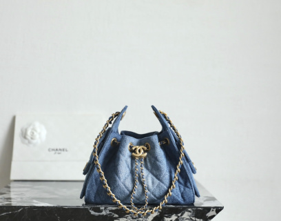 샤넬 26P 미니 숄더백 라이트 데님 데님 C-541 20x22x12.5cm 가방 34590 Chanel Bag