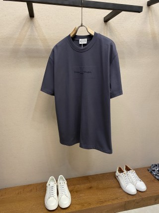 마르지엘라 로고 자수 코튼 의류 남녀공용 36423 Maison Margiela T Shirt