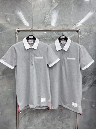 톰브라운 여성 코튼 카라 반팔 티셔츠 레플리카 40464 Thom Browne Women T Shirt