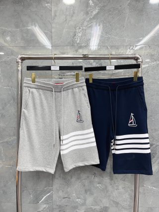 톰브라운 4선 프린트 코튼 반바지 40546 Thom Browne Shorts