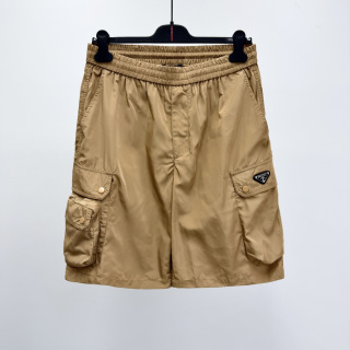 프라다 Re-Nylon 로고 집업 반바지 남성 41249 Prada Shorts
