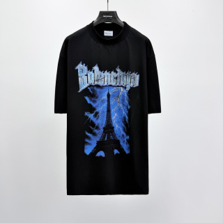 발렌시아가 프린트 코튼 오버핏 니트 41328 Balenciaga T Shirt
