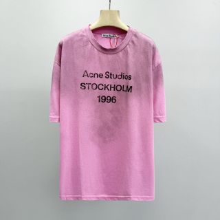 아크네 스튜디오 로고 프린트 코튼 반팔 티셔츠 41364 Acne Studios T Shirt