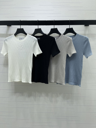 샤넬 여성 반팔 니트 레플리카 41634 Chanel Women T Shirt