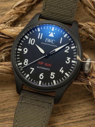IWC 탑건 블랙 세라믹 시계 42529