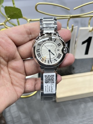 까르띠에 발롱블루 42mm AF공장 2824 오토매틱 무브먼트 시걸 무브먼트 오토매틱 무브먼트 블루 레플리카 42592 Cartier