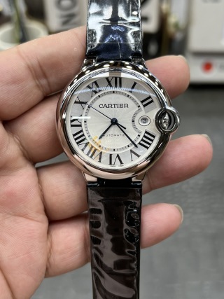 까르띠에 발롱블루 42mm AF공장 2824 오토매틱 무브먼트 시걸 무브먼트 오토매틱 무브먼트 다이아 블루 화이트 레플리카 42647 Cartier