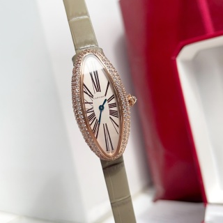 까르띠에 바뇨아르 47mm 21mm 사파이어 글라스 블루 스틸밴드 미디움 레플리카 42668 Cartier