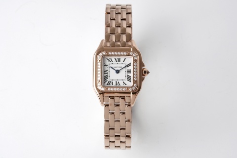 까르띠에 시계 로즈골드 스틸밴드 레플리카 42698 Cartier