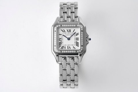 까르띠에 팬더 드 까르띠에 블루 화이트 레플리카 42748 Cartier