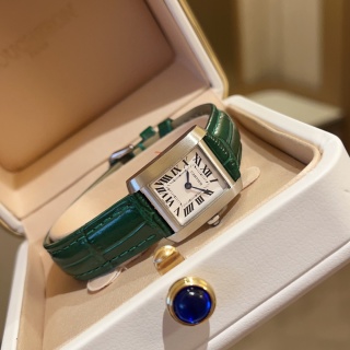 까르띠에 탱크 21.2mm 25.7mm 쿼츠 무브먼트 스틸밴드 스몰 레플리카 42818 Cartier