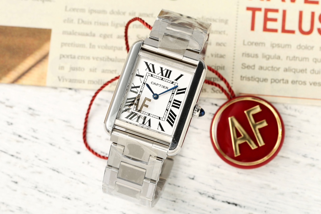 까르띠에 시계 29.5×22mm 29.5mm 블루 레플리카 42867 Cartier
