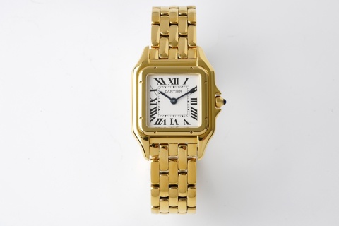까르띠에 시계 로즈골드 스틸밴드 레플리카 42884 Cartier