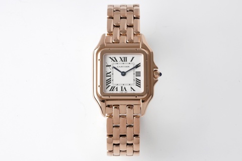 까르띠에 시계 로즈골드 스틸밴드 레플리카 42886 Cartier