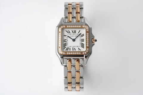까르띠에 시계 로즈골드 스틸밴드 레플리카 42891 Cartier