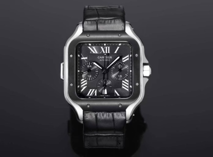 까르띠에 시계 43.3mm ADLC 코팅 스틸밴드 레플리카 42903 Cartier