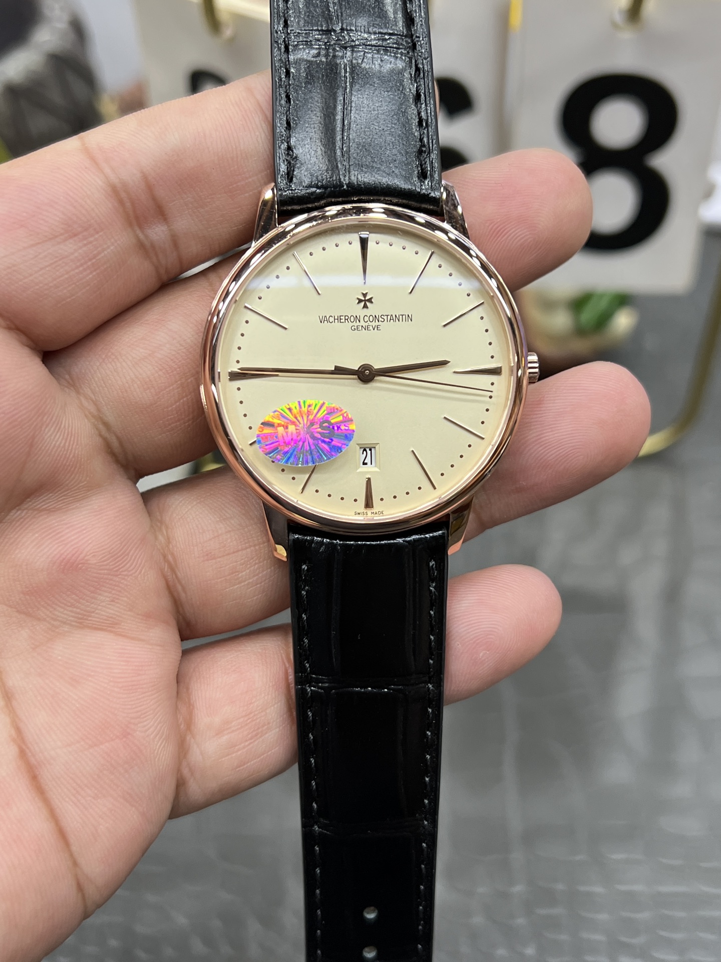 바쉐론 콘스탄틴 패트리모니 81180 초박형 40mm MKS 공장 레플리카 43581 Vacheron Constantin