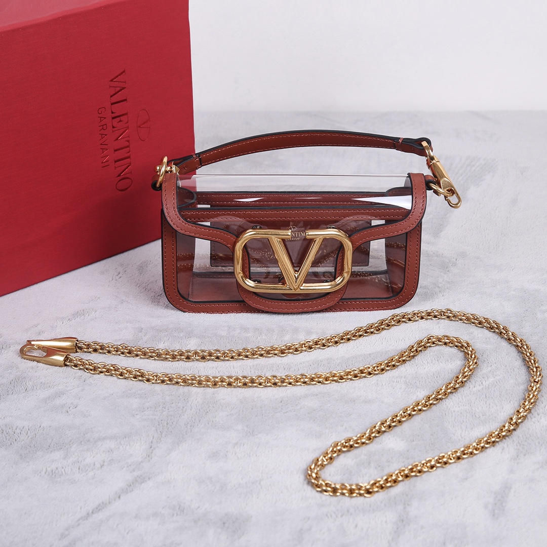 발렌티노 가라바니 로코 V로고 22025S 카프스킨 20x11x5cm 크로스백 레플리카 Valentino Bag