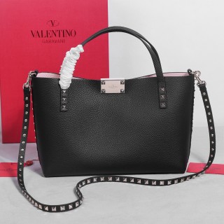 발렌티노 가라바니 락스터드 카프스킨 토트백 레플리카 Valentino Bag