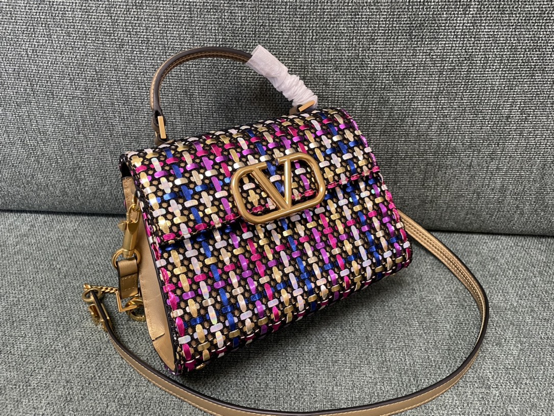 발렌티노 가라바니 V슬링 0530 램스킨 카프스킨 22x16x9cm 브리프케이스 레플리카 Valentino Bag