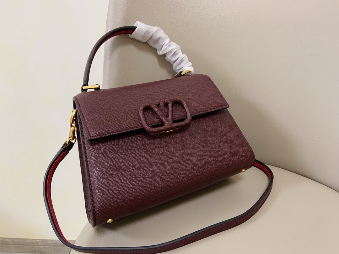 발렌티노 가라바니 V슬링 0530S 램스킨 카프스킨 30x21x14cm 브리프케이스 레플리카 Valentino Bag