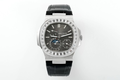 파텍필립 노틸러스 5712GR 다이아 자동 블루 다이얼 스틸 PPF 공장 레플리카 44059 Patek Philippe