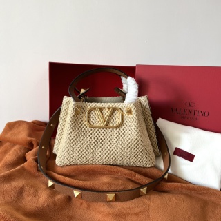 발렌티노 라피아 레더 토트백 레플리카 Valentino Bag