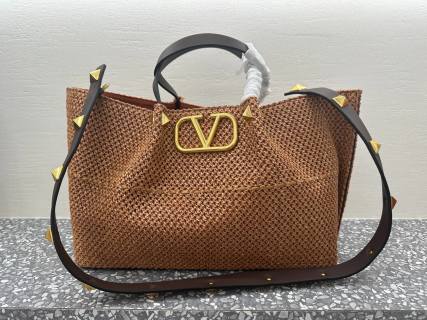 발렌티노 라피아 레더 토트백 레플리카 Valentino Bag