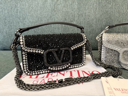 발렌티노 로코 V로고 스와로브스키 크로스백 레플리카 Valentino Bag