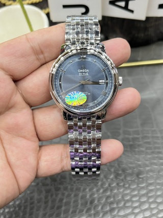 오메가 드빌 프레스티지 39.5mm 남성 자동 기계식 MKS공장 시계 레플리카 44548 Omega