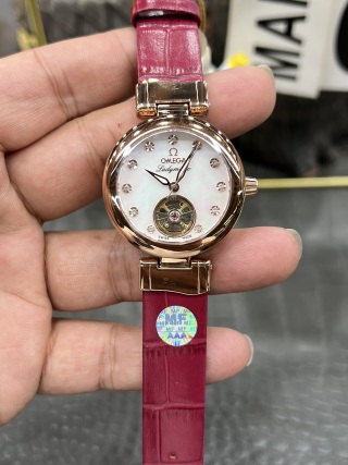오메가 컨스텔레이션 버드네스트 34mm 여성 자동 기계식 MF공장 시계 레플리카 44550 Omega