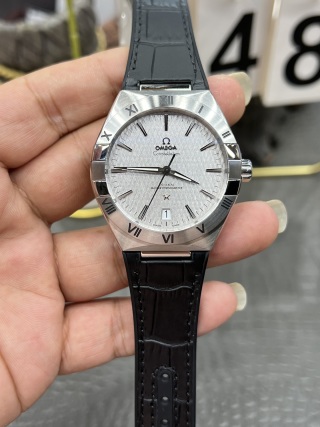 오메가 컨스텔레이션 41mm 남성 자동 기계식 러버스트랩 VS공장 시계 레플리카 44555 Omega