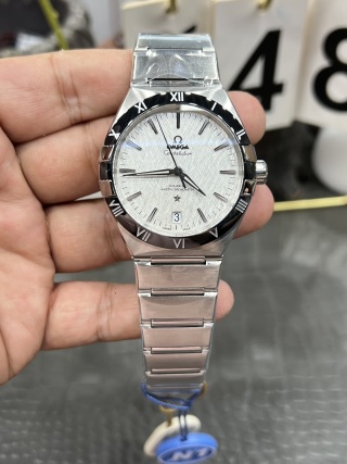 오메가 컨스텔레이션 41mm 남성 자동 기계식 스틸브레이슬릿 N1공장 시계 레플리카 44556 Omega
