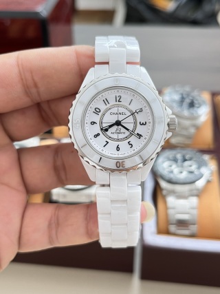 샤넬 J12 세라믹 38mm 칼리버 12.1 오토매틱 TW 공장 남녀공용 시계 레플리카 44712 Chanel