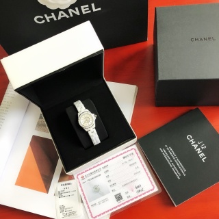 샤넬 J12 세라믹 자개 다이얼 다이아 29mm 쿼츠 여성 시계 레플리카 44740 Chanel
