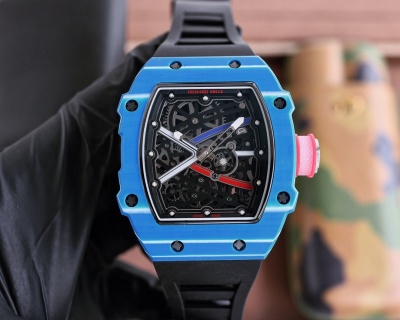 리차드밀 RM67-02 하이점프킹 NTPT 카본 TPT 카본 세라믹 오토매틱 남성 시계 레플리카 44761 Richard Mille