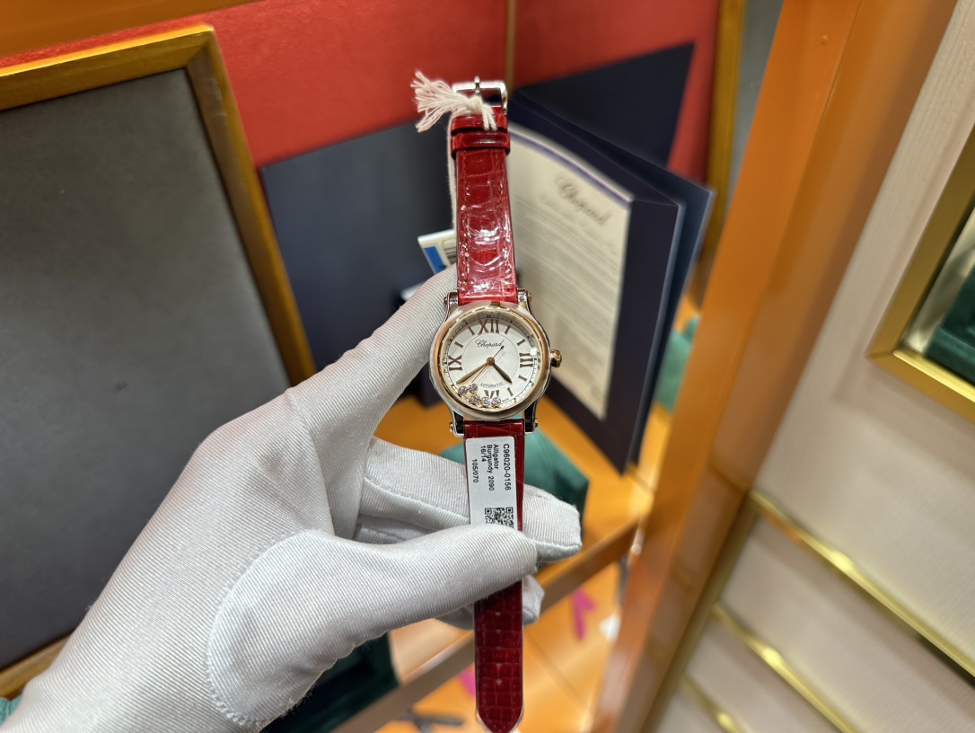 쇼파드 해피 다이아몬드 33mm NR 공장 5다이아 여성 시계 레플리카 45048 Chopard