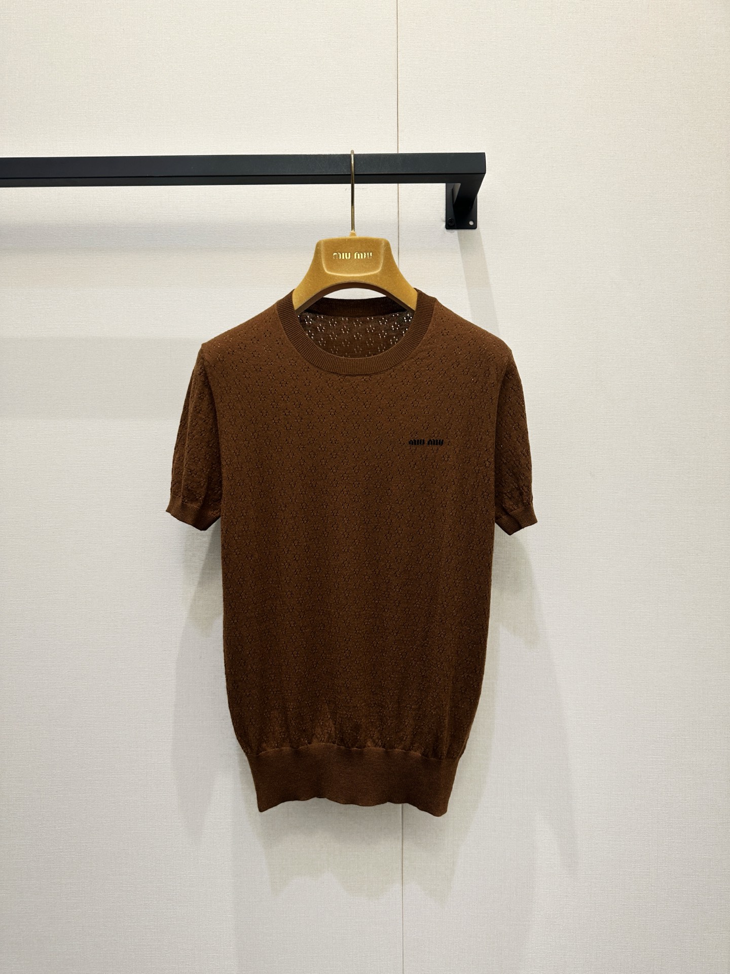 미우미우 여성 반팔 니트 레플리카 45225 Miu Miu Women T Shirt